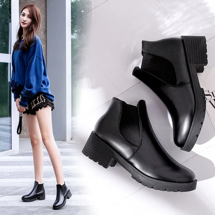 Damen elegante Chelsea-Stiefel Heidi Mode - Image 2