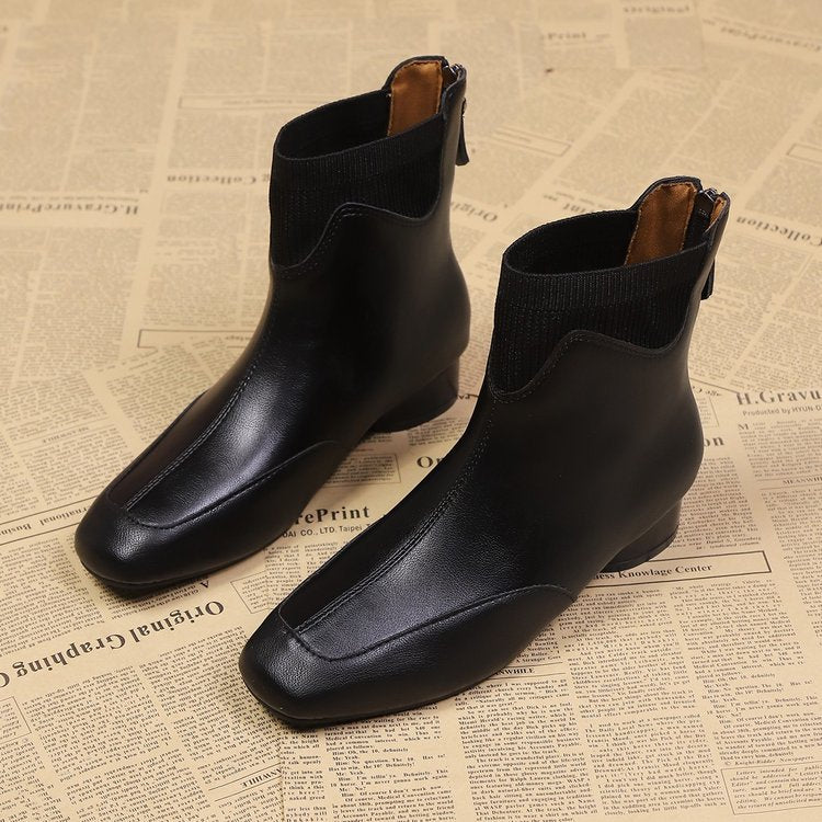Damen elegante Chelsea-Stiefeletten mit flexiblem Stretch-Einsatz Heidi Mode - Image 2