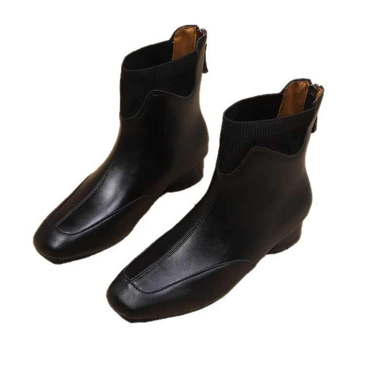 Damen elegante Chelsea-Stiefeletten mit flexiblem Stretch-Einsatz Heidi Mode - Image 5
