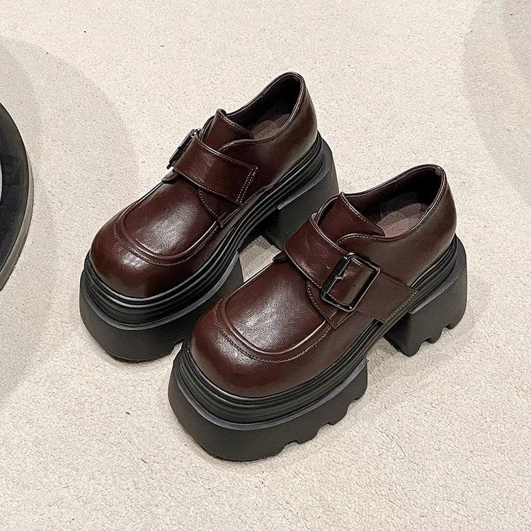 Damen Elegante Chunky Schuhe mit Schnallenverschluss und robuster Sohlenkonstruktion Heidi Mode - Image 2