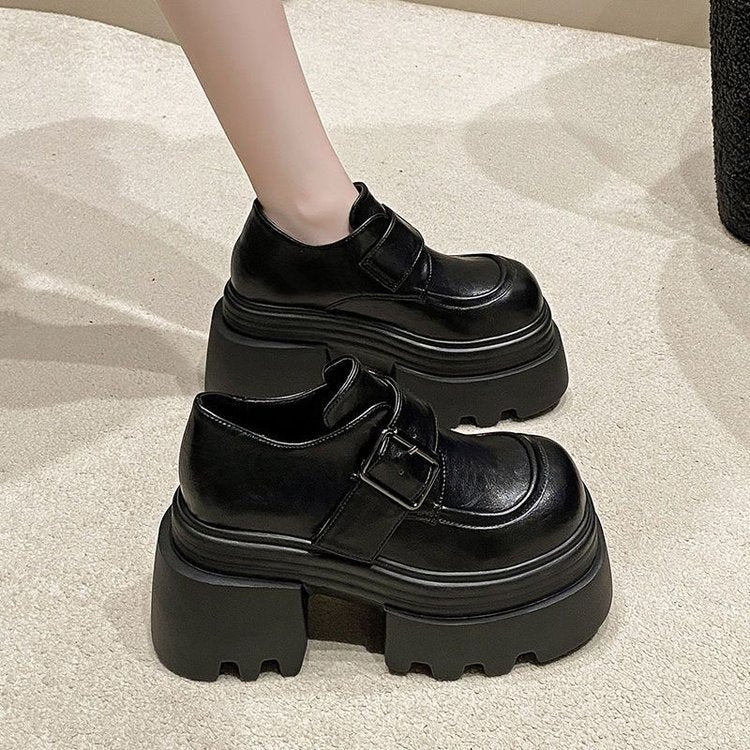 Damen Elegante Chunky Schuhe mit Schnallenverschluss und robuster Sohlenkonstruktion Heidi Mode - Image 3
