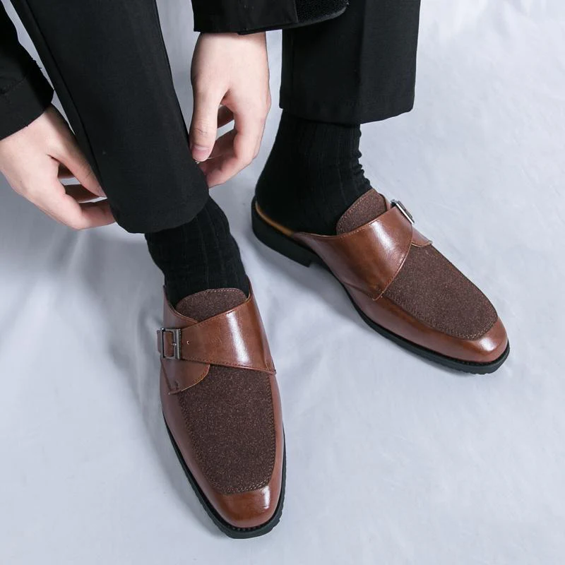 Damen Elegante Clogs mit Gürtelverschluss und gepolsterter Innensohle Heidi Mode - Image 3