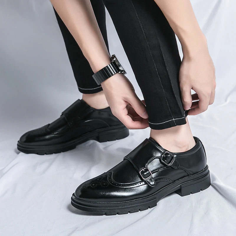 Damen Elegante Doppel-Monk-Schuhe aus hochwertigem Leder Heidi Mode - Image 4