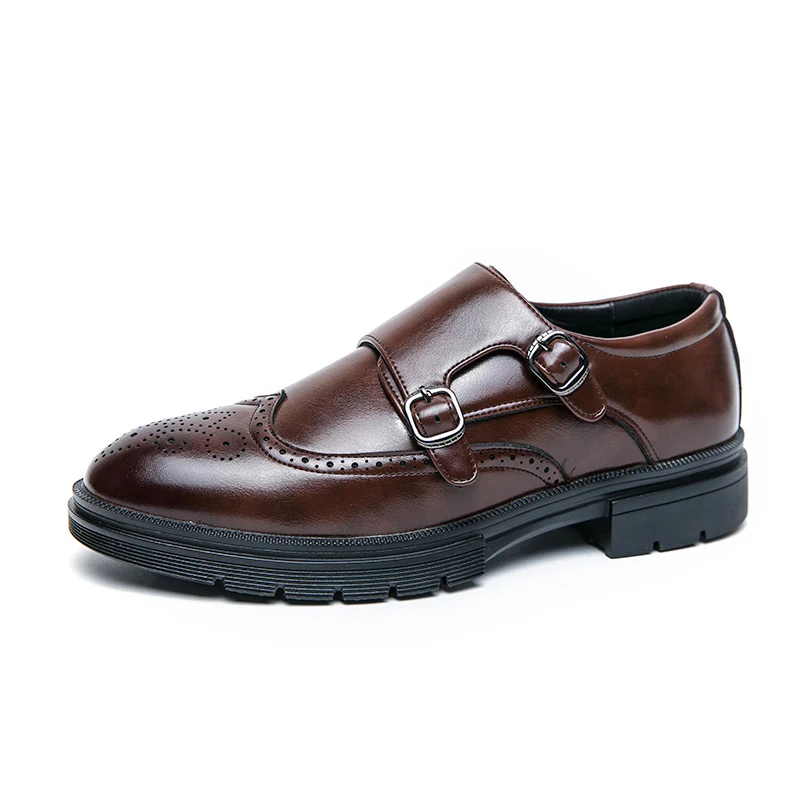 Damen Elegante Doppel-Monk-Schuhe aus hochwertigem Leder Heidi Mode - Image 7