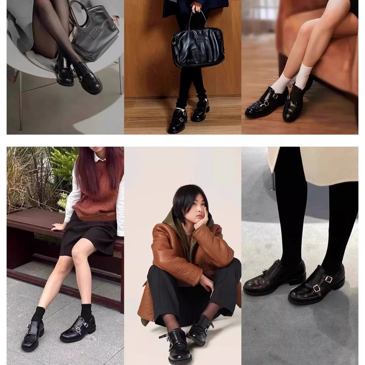 Damen elegante Doppelmonk-Schuhe mit dekorativen Perforierungen und edler Beschläge Heidi Mode - Image 2