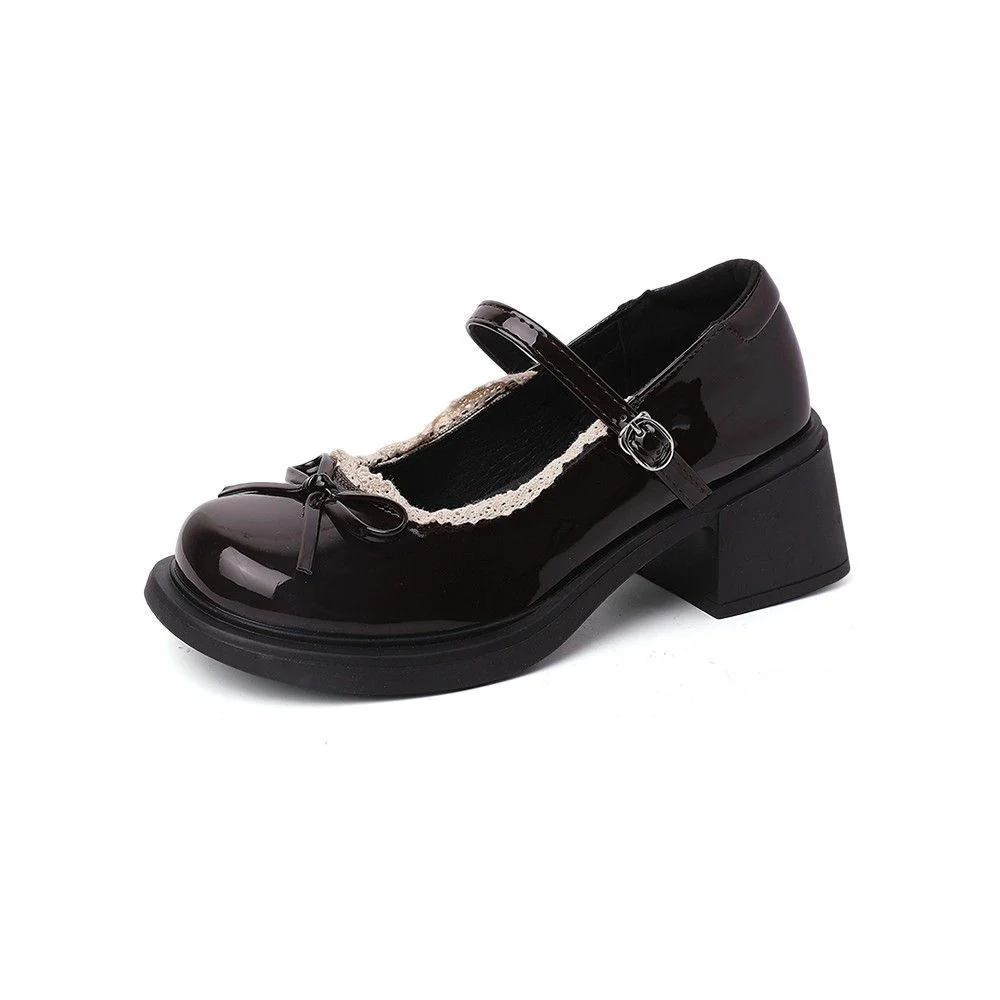 Damen Elegante Lackpumps mit verspieltem Schleifen-Detail und bequemer Sohle Heidi Mode - Image 5