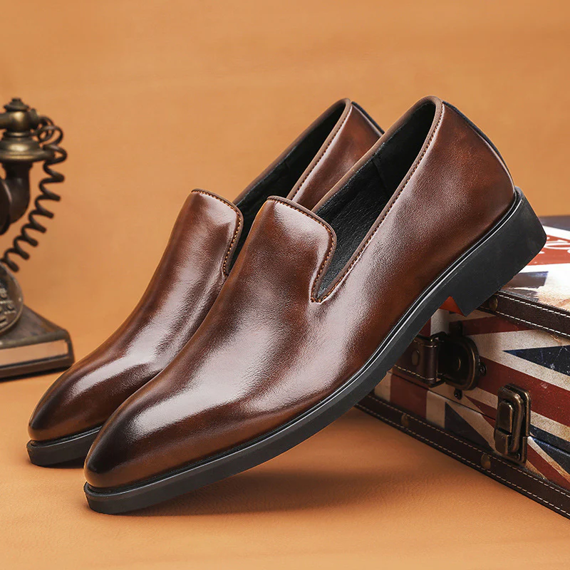 Damen Elegante Leder Slipper mit zeitlosem Design Heidi Mode - Image 2