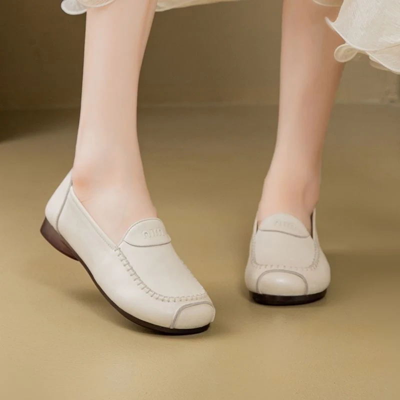 Damen elegante Lederschuhe mit bequemer Passform und modischem Design Heidi Mode - Image 6