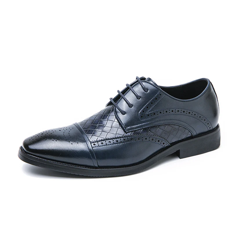 Damen Elegante Lederschuhe mit strukturiertem Obermaterial und klassischem Design Heidi Mode - Image 6