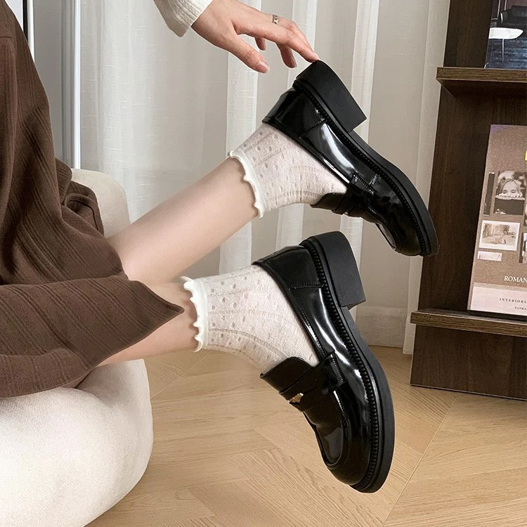 Damen Elegante Loafers mit modischer Schnallenverzierung Heidi Mode - Image 2