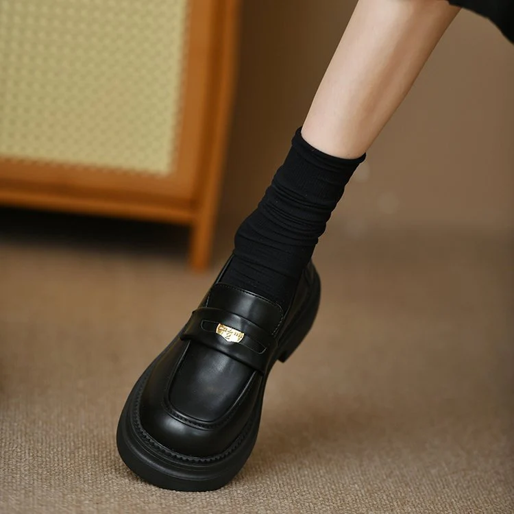 Damen Elegante Loafers mit modischer Schnallenverzierung Heidi Mode - Image 7