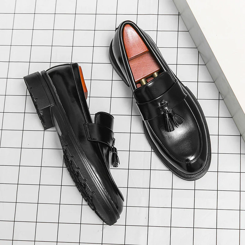 Damen elegante Loafers mit Quasten und hochwertigem Leder Heidi Mode - Image 2