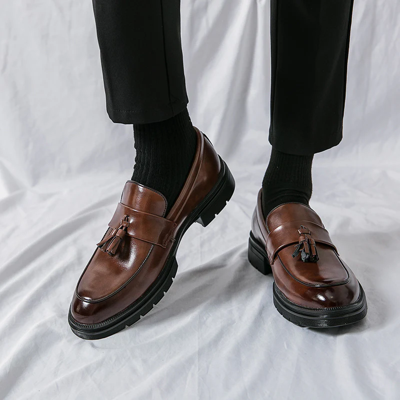 Damen elegante Loafers mit Quasten und hochwertigem Leder Heidi Mode - Image 4