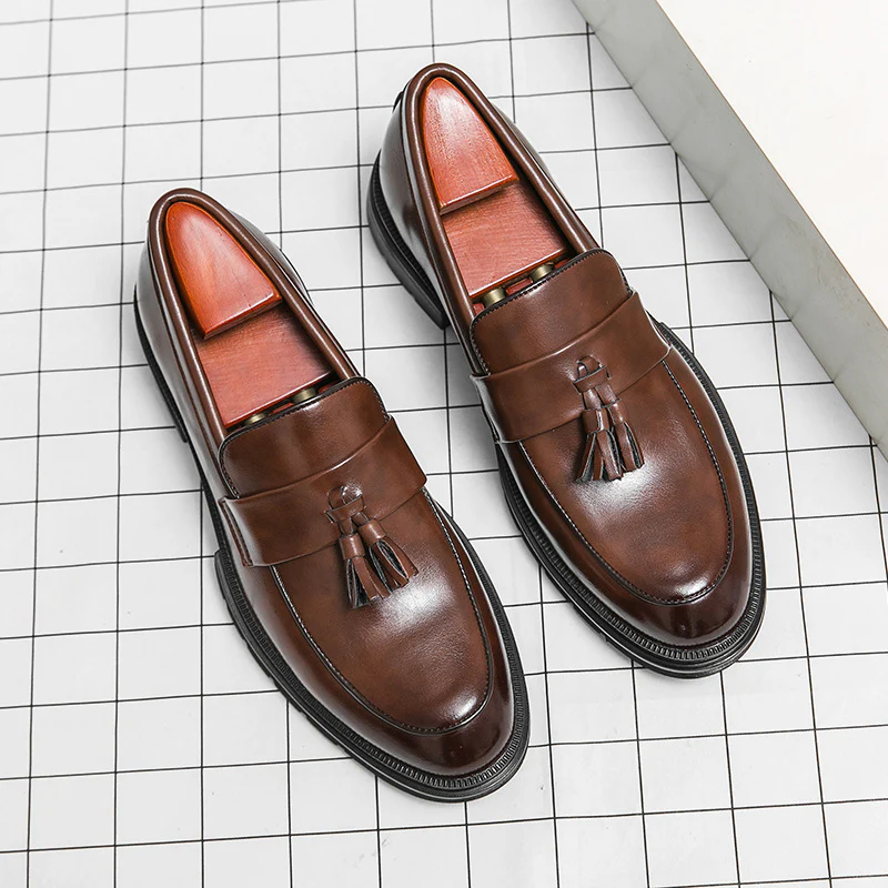 Damen elegante Loafers mit Quasten und hochwertigem Leder Heidi Mode - Image 7