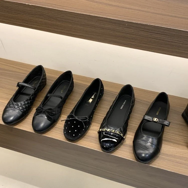 Damen Elegante Mary Jane Ballerinas mit modischem Riemchen und komfortablem Fußbett Heidi Mode