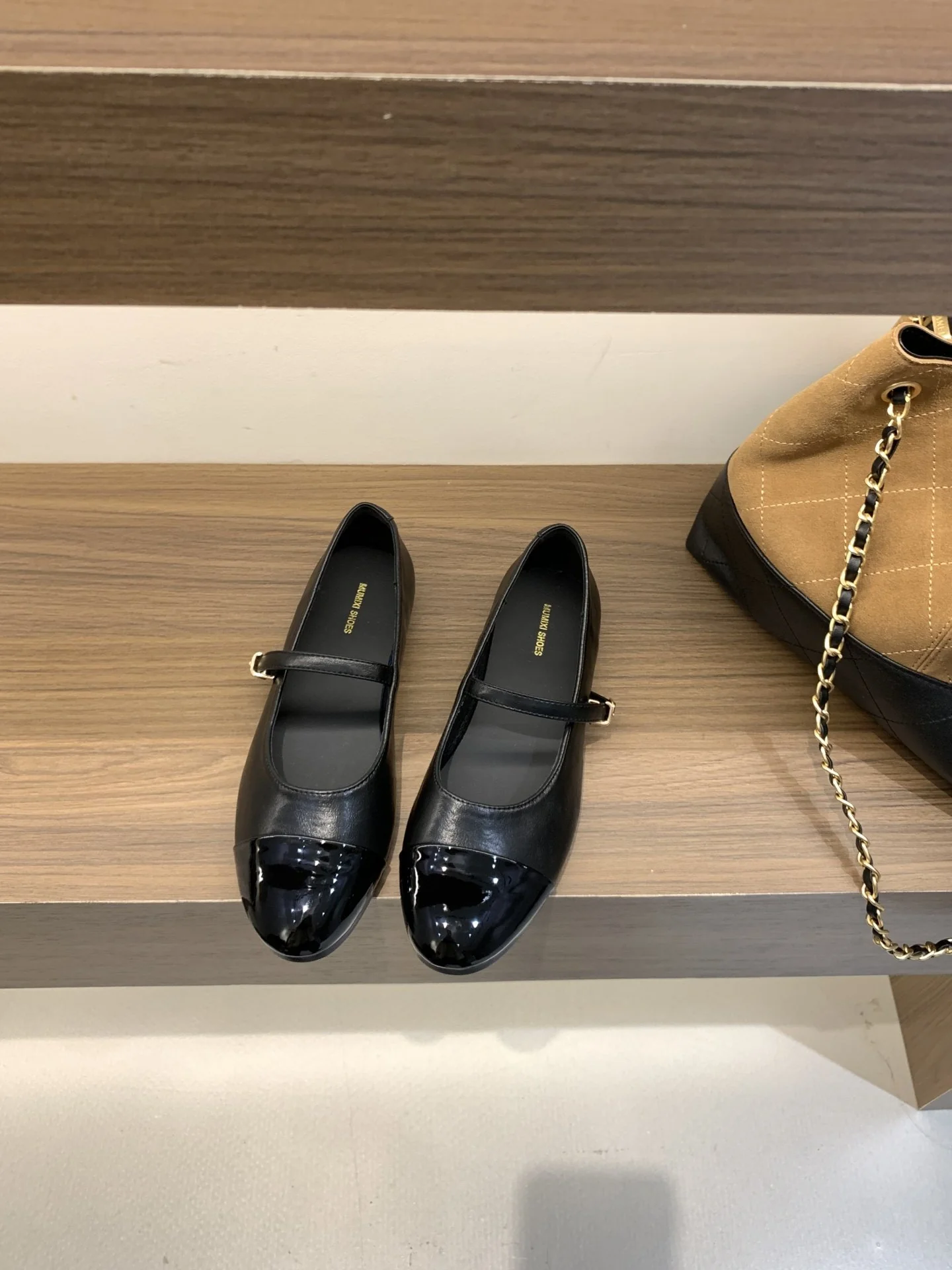Damen Elegante Mary Jane Ballerinas mit modischem Riemchen und komfortablem Fußbett Heidi Mode - Image 7