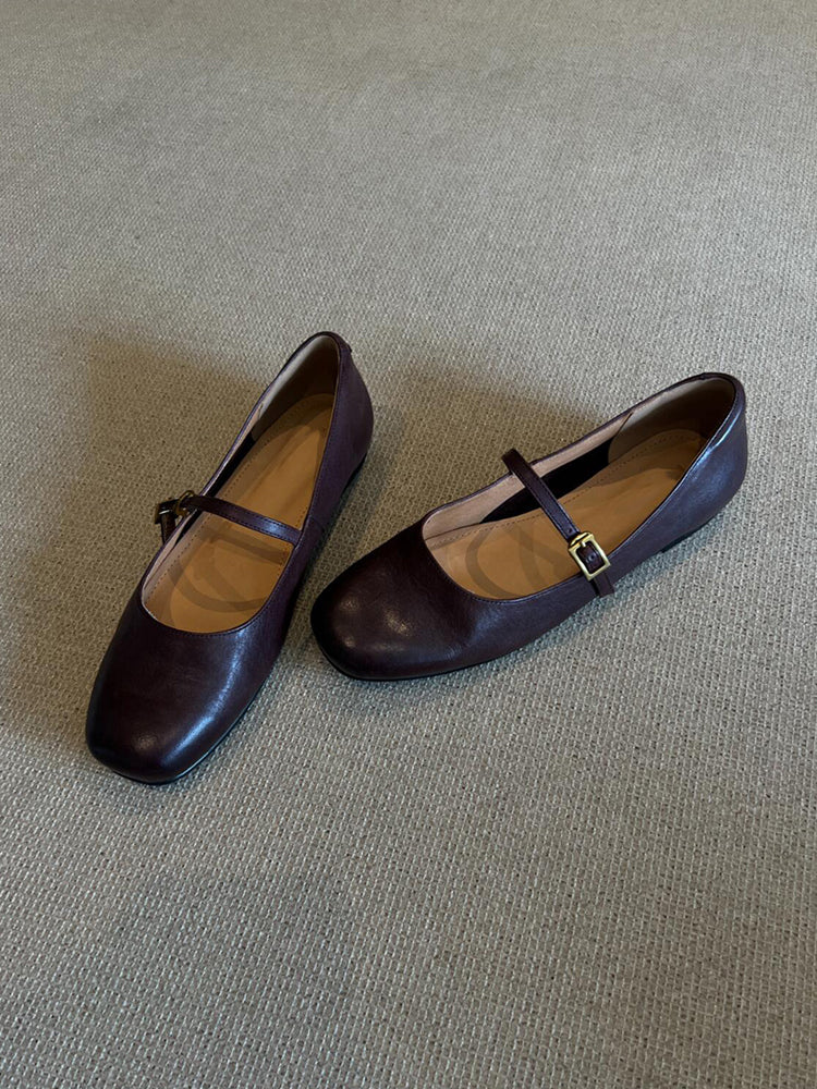Damen elegante Mary Jane Ballerinas mit praktischer Schnallenverzierung Heidi Mode - Image 8