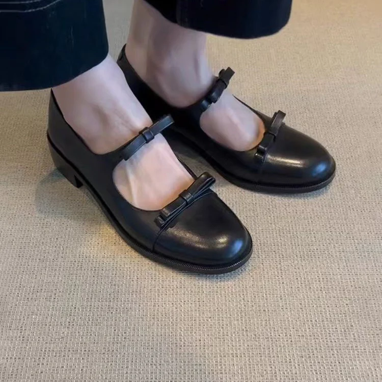 Damen elegante Mary Jane Schuhe mit komfortablem Riemenverschluss und hochwertiger Lederverarbeitung Heidi Mode - Image 4