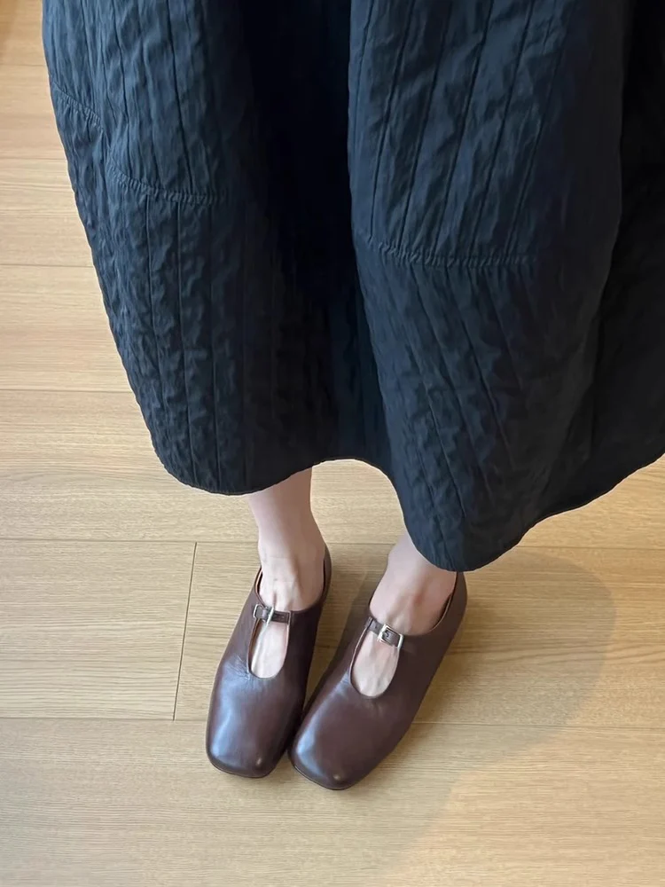Damen elegante Mary Jane Schuhe mit modischem Riemen und weichem Leder Heidi Mode - Image 7