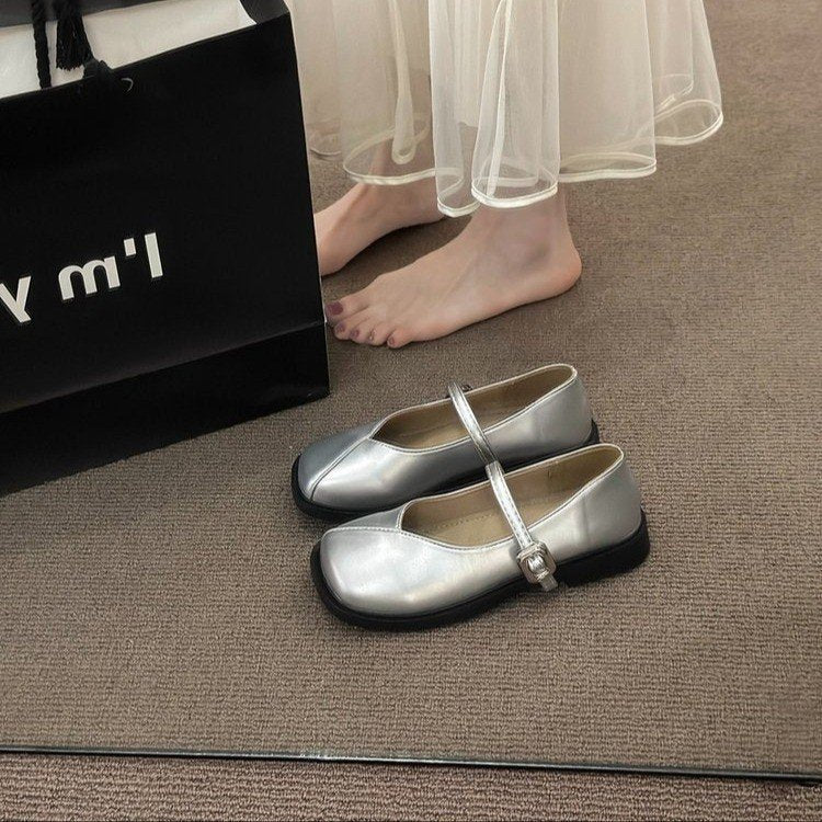 Damen Elegante Mary Jane Schuhe mit verstellbarem Riemen und dämpfender Sohle Heidi Mode - Image 3