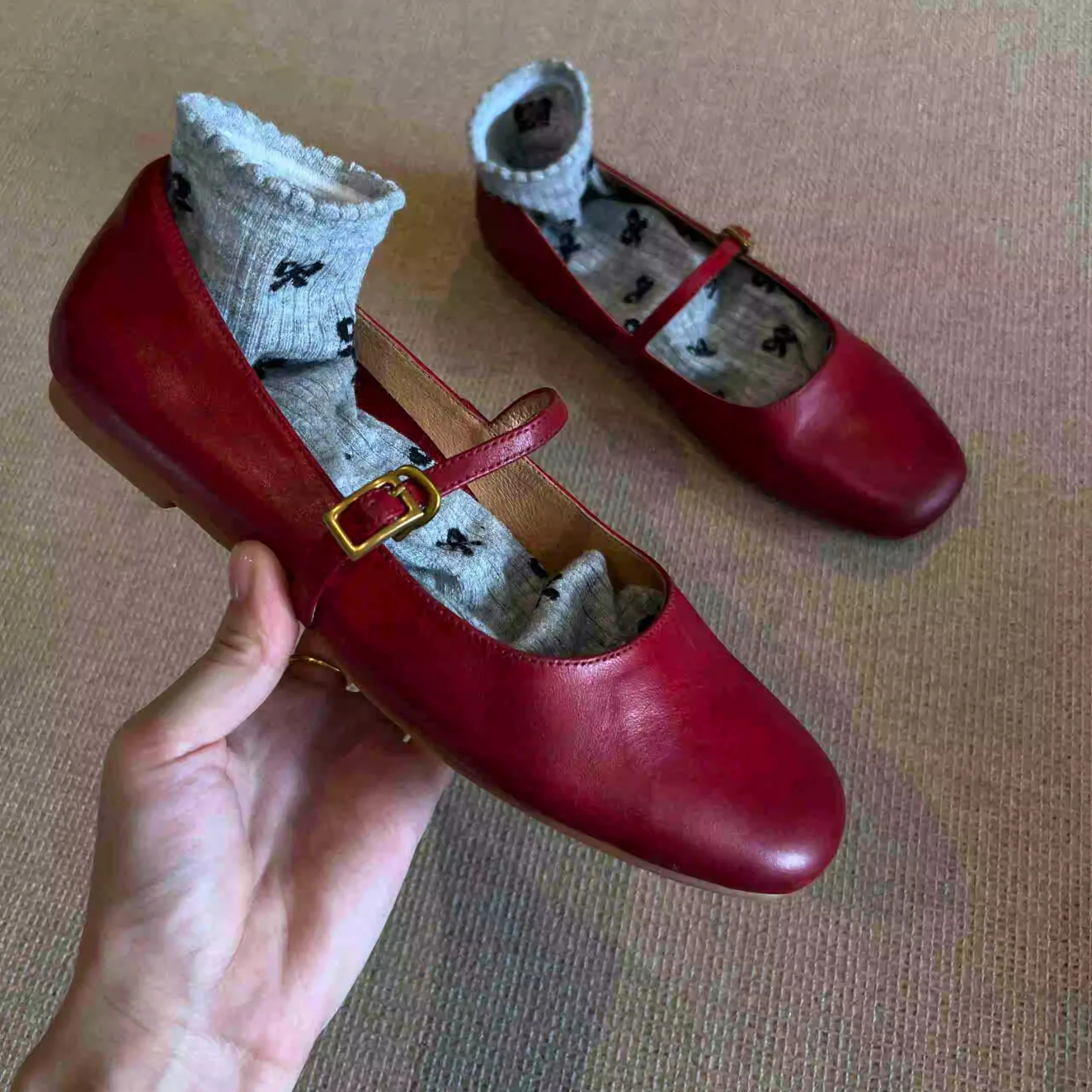 Damen elegante Mary Janes mit komfortabler Sohle und verstellbarem Riemen Heidi Mode - Image 3