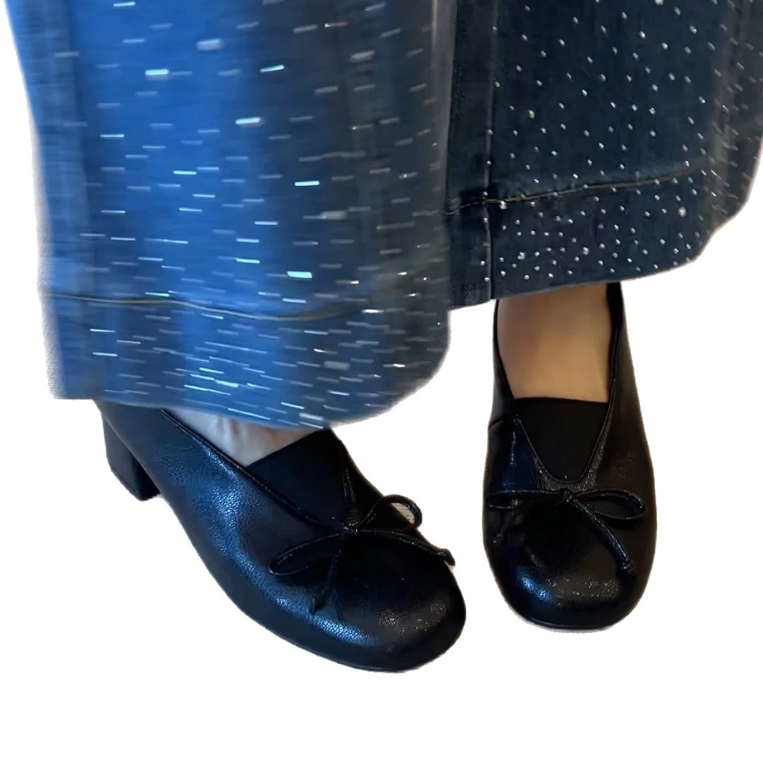 Damen elegante Mary Janes mit verstellbarem Riemen und Komfort-Fußbett Heidi Mode - Image 5