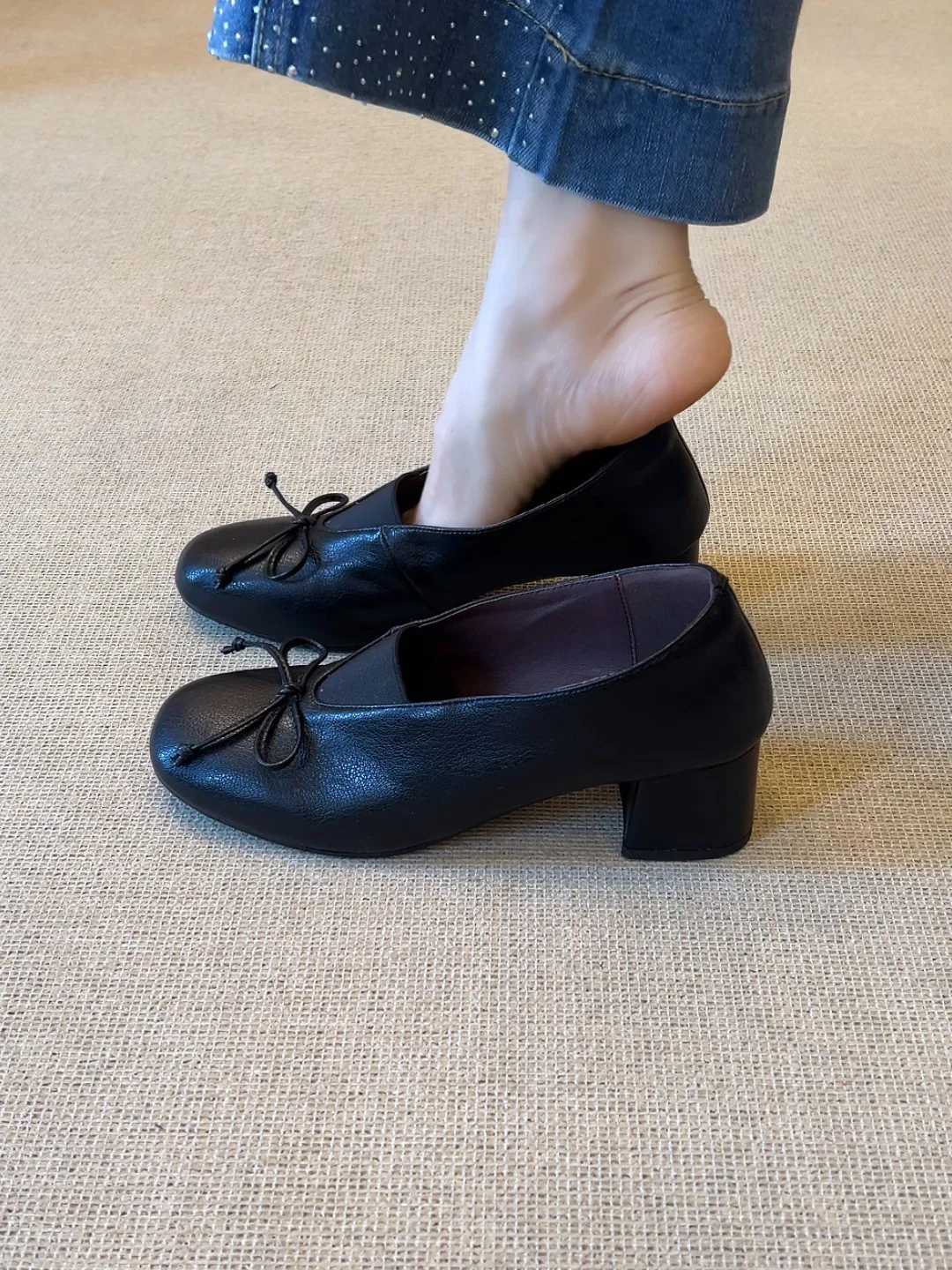 Damen elegante Mary Janes mit verstellbarem Riemen und Komfort-Fußbett Heidi Mode - Image 7