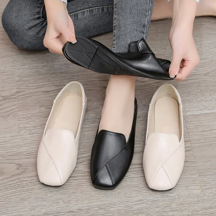 Damen elegante Mokassin-Pantoletten mit modischem Schnitt und flexiblem Fußbett Heidi Mode - Image 3