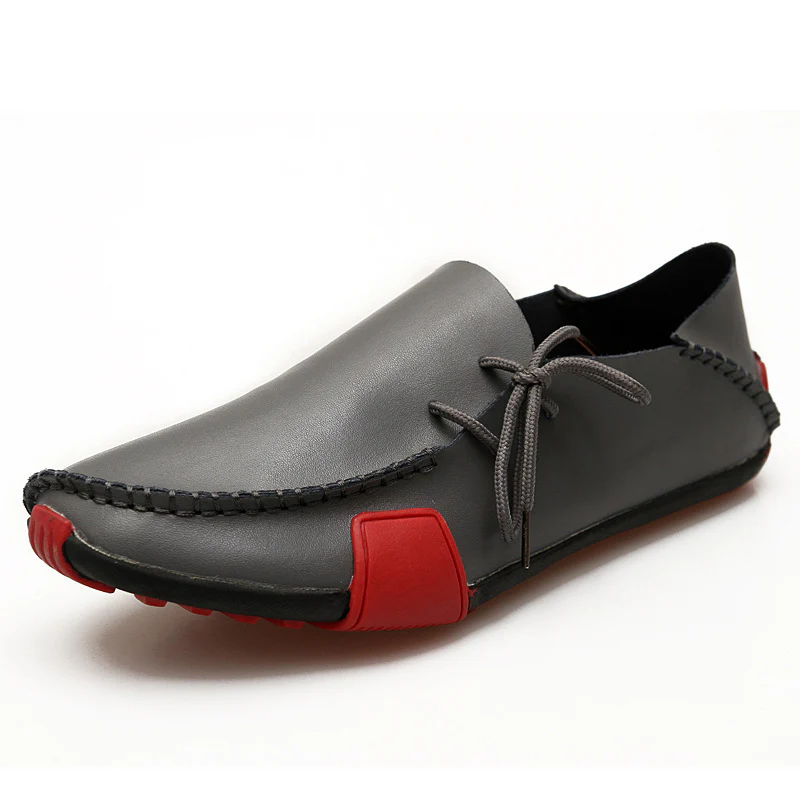 Damen Elegante Mokassins aus feinem Leder mit kontrastrierenden Details Heidi Mode - Image 7