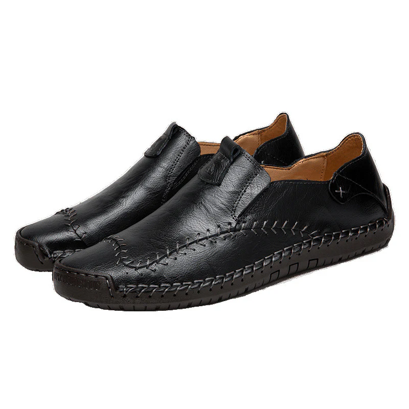Damen Elegante Mokassins aus hochwertigem Leder mit bequemem Druckverschluss Heidi Mode - Image 4