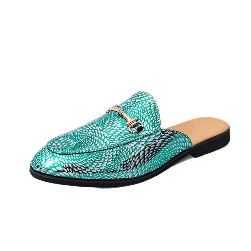 Damen Elegante Mokassins aus hochwertigem Leder mit schimmerndem Obermaterial Heidi Mode - Image 5