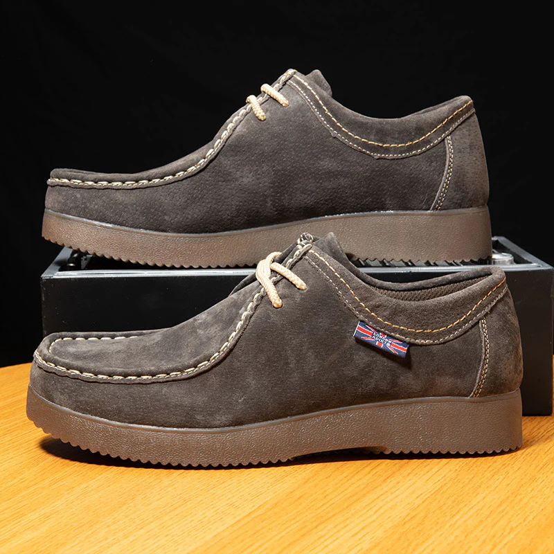 Damen elegante Mokassins aus hochwertigem Wildleder mit komfortabler Sohle Heidi Mode - Image 6