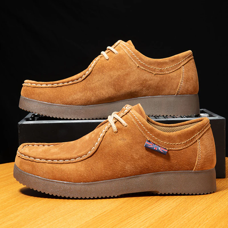 Damen elegante Mokassins aus hochwertigem Wildleder mit komfortabler Sohle Heidi Mode - Image 7