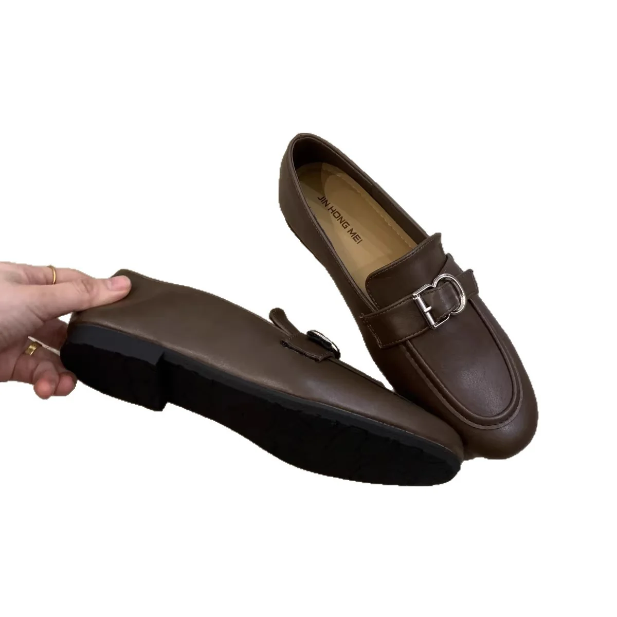 Damen elegante Mokassins mit dekorativem Schnallenverschluss Heidi Mode - Image 5