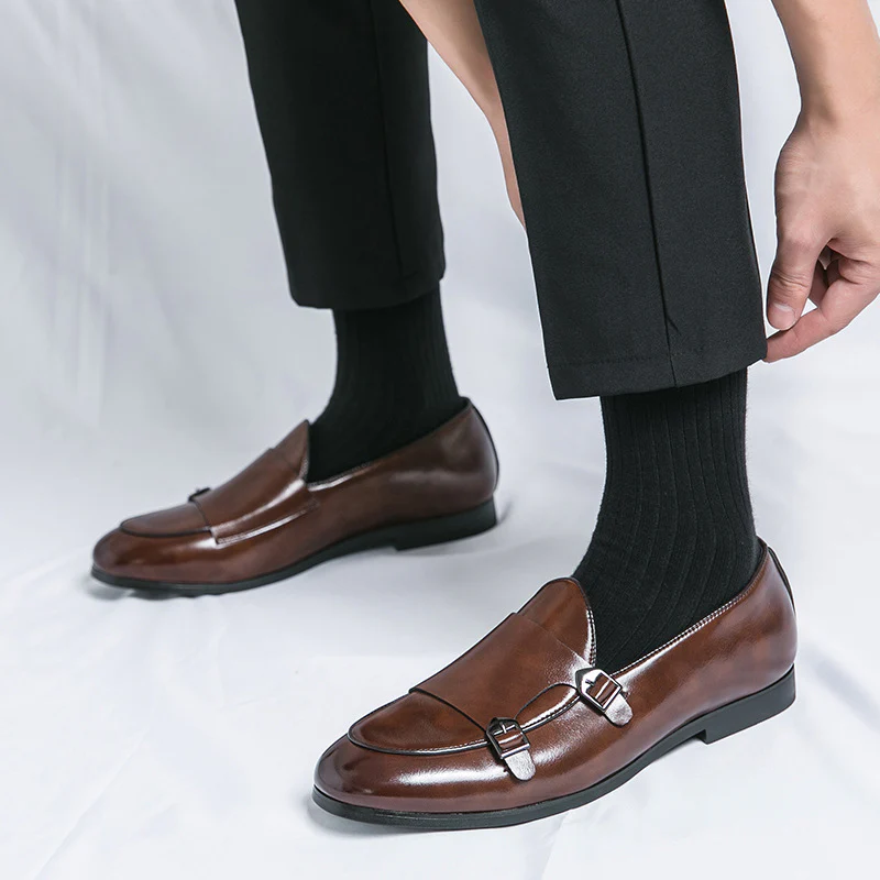 Damen Elegante Mokassins mit doppeltem Schnallenverschluss Heidi Mode - Image 3