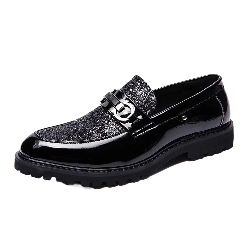 Damen Elegante Mokassins mit glitzerndem Obermaterial Heidi Mode - Image 5
