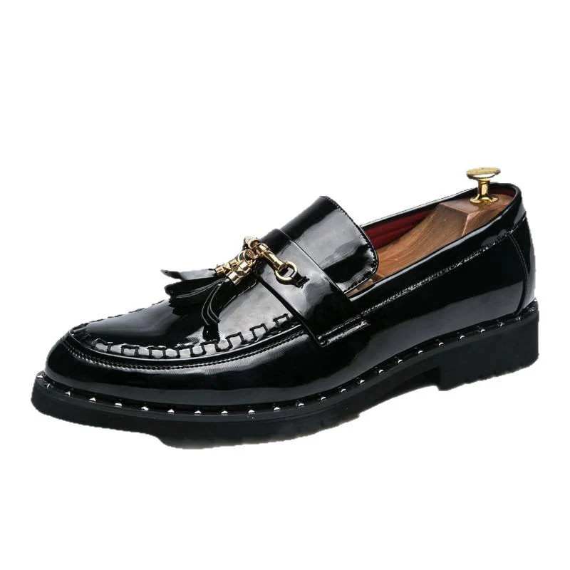 Damen Elegante Mokassins mit goldenen Anhängern Heidi Mode - Image 5