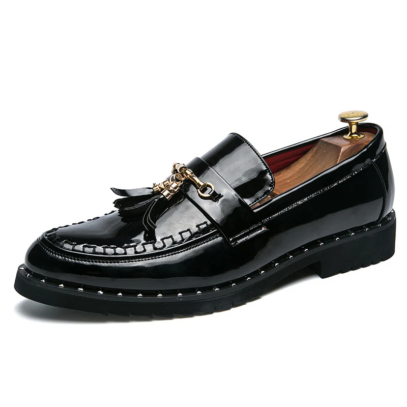 Damen Elegante Mokassins mit goldenen Anhängern Heidi Mode - Image 6