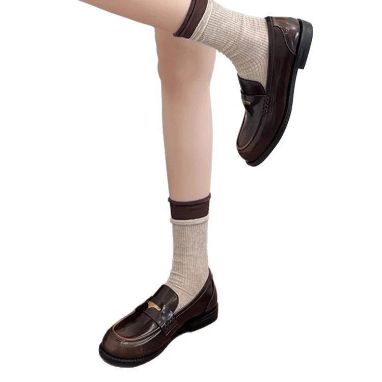 Damen Elegante Mokassins mit goldener Schnalle und bequemer Innensohle Heidi Mode - Image 5