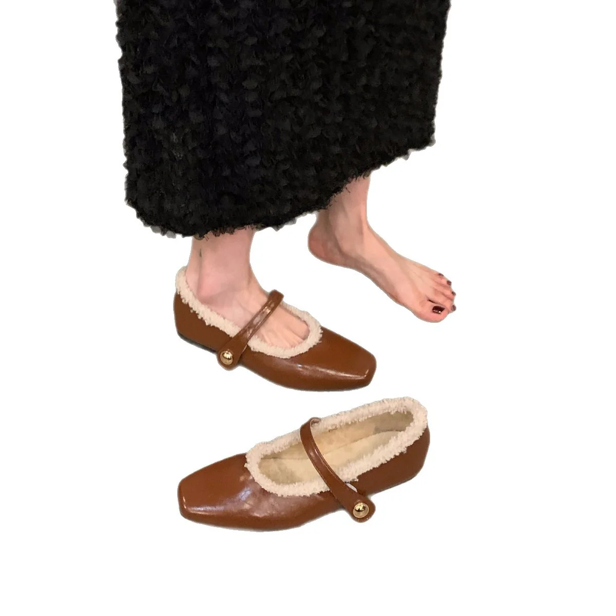 Damen elegante Mokassins mit hochwertigem Fleece-Futter Heidi Mode - Image 5