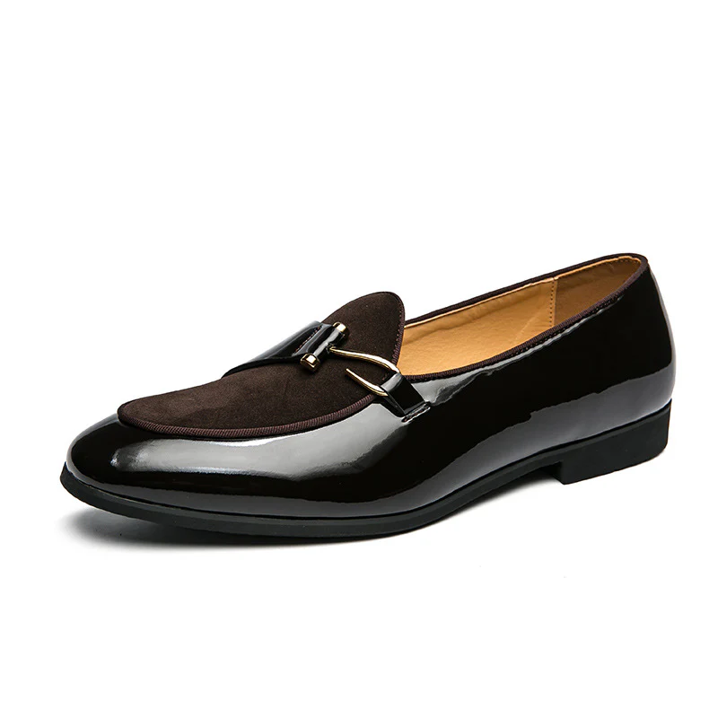 Damen Elegante Mokassins mit luxuriösem Glanz und dekorativem Schnallenverschluss Heidi Mode - Image 6