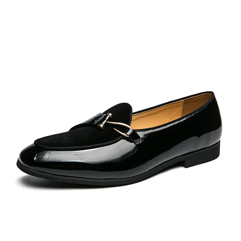 Damen Elegante Mokassins mit luxuriösem Glanz und dekorativem Schnallenverschluss Heidi Mode - Image 7