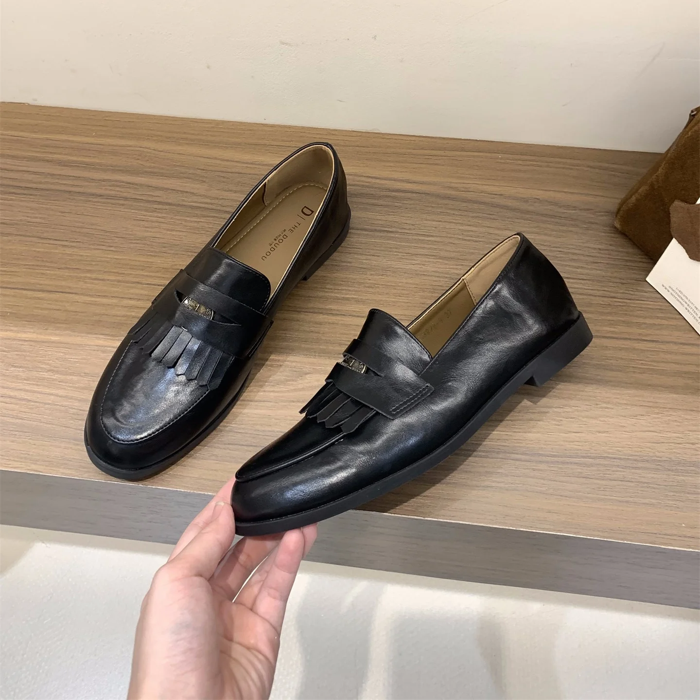 Damen elegante Mokassins mit modischem Quasten-Design Heidi Mode - Image 4