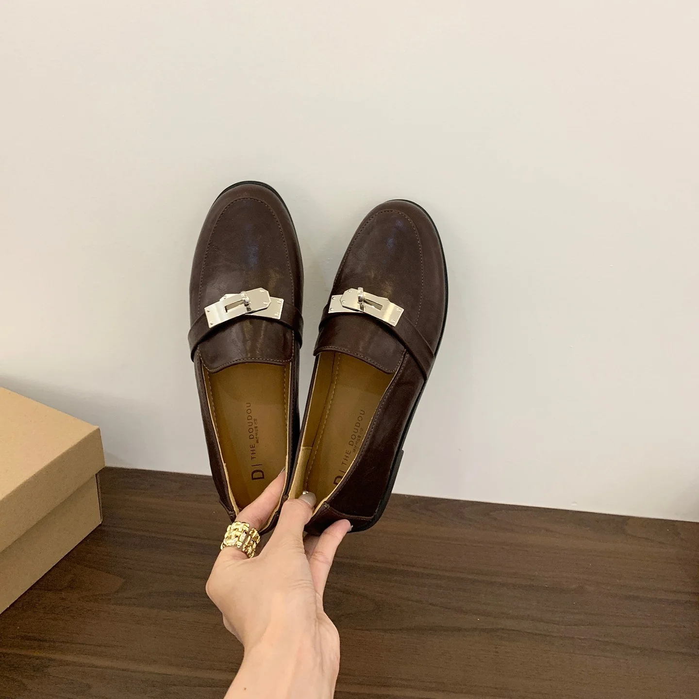 Damen elegante Mokassins mit modischem Schnallenakzent Heidi Mode - Image 4