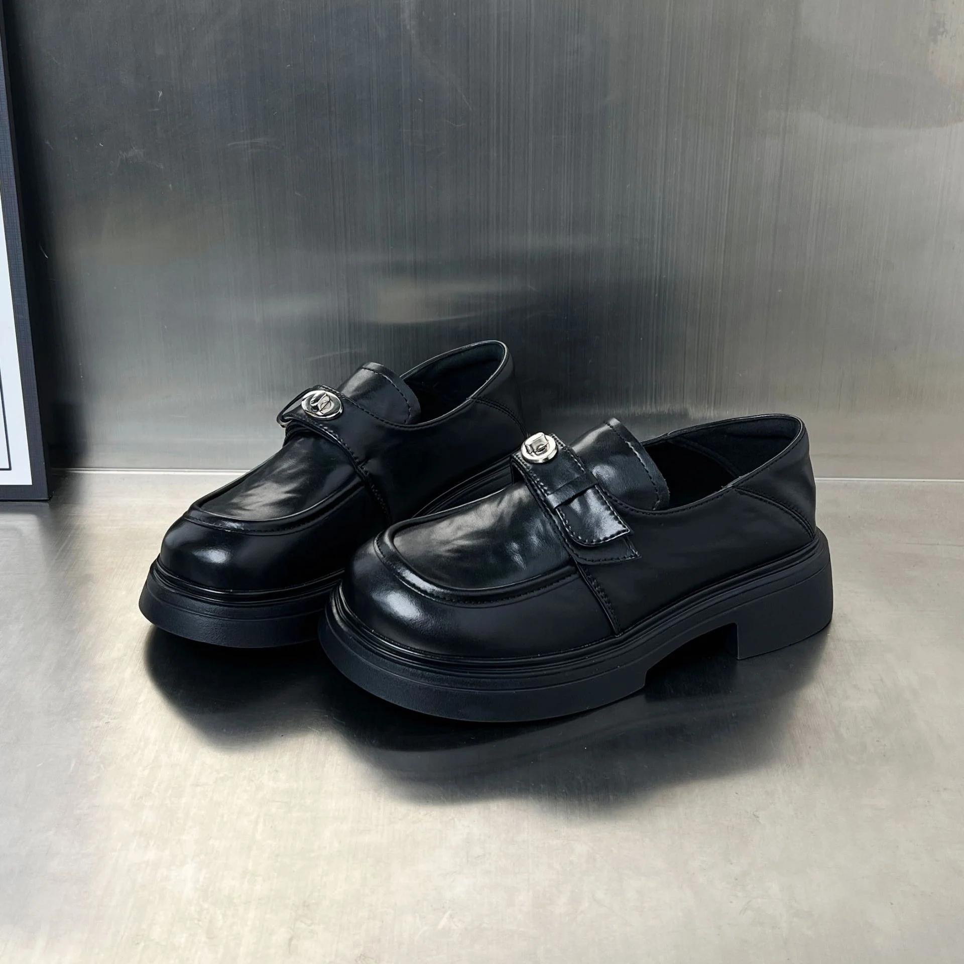 Damen elegante Mokassins mit modischem Schnallenverschluss Heidi Mode