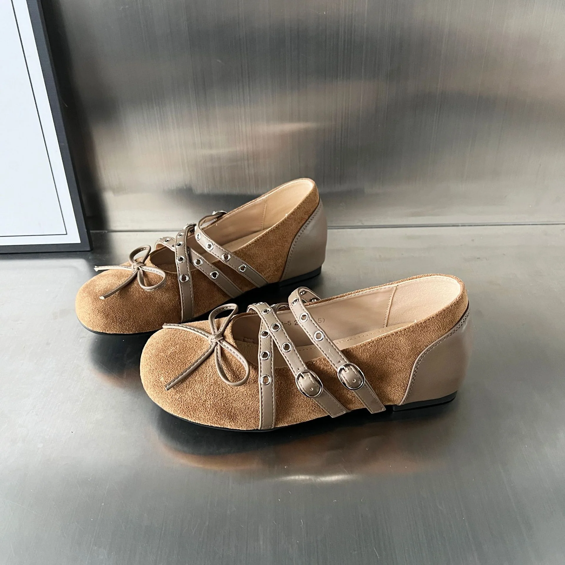 Damen elegante Mokassins mit modischem Schnallenverschluss und raffiniertem Design Heidi Mode