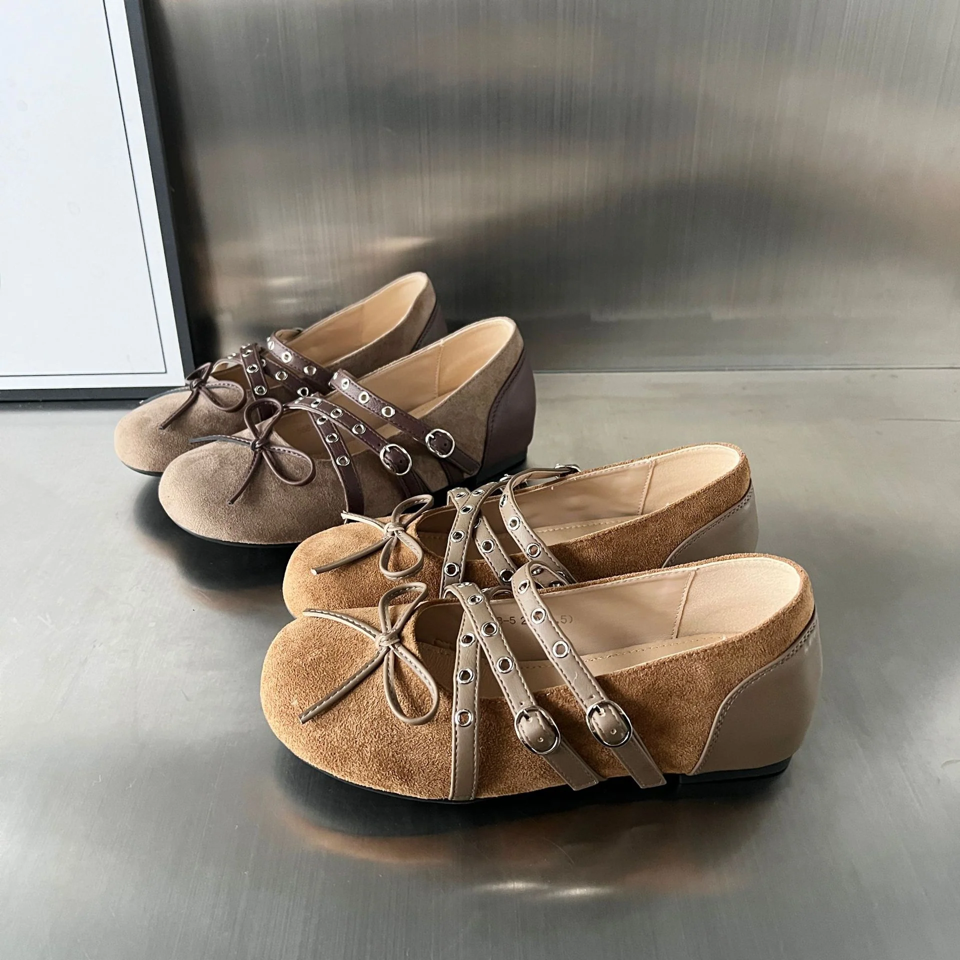 Damen elegante Mokassins mit modischem Schnallenverschluss und raffiniertem Design Heidi Mode - Image 3