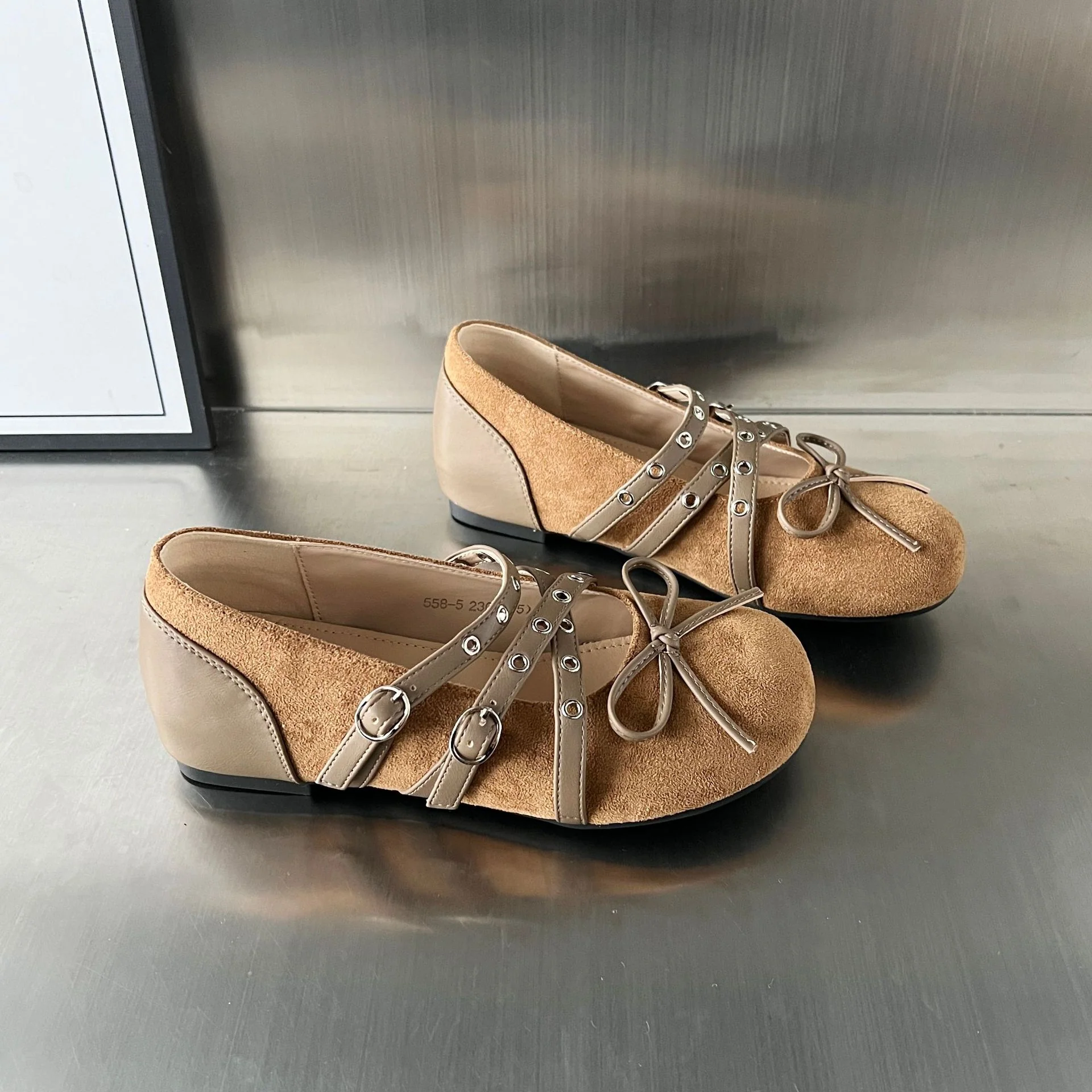 Damen elegante Mokassins mit modischem Schnallenverschluss und raffiniertem Design Heidi Mode - Image 5