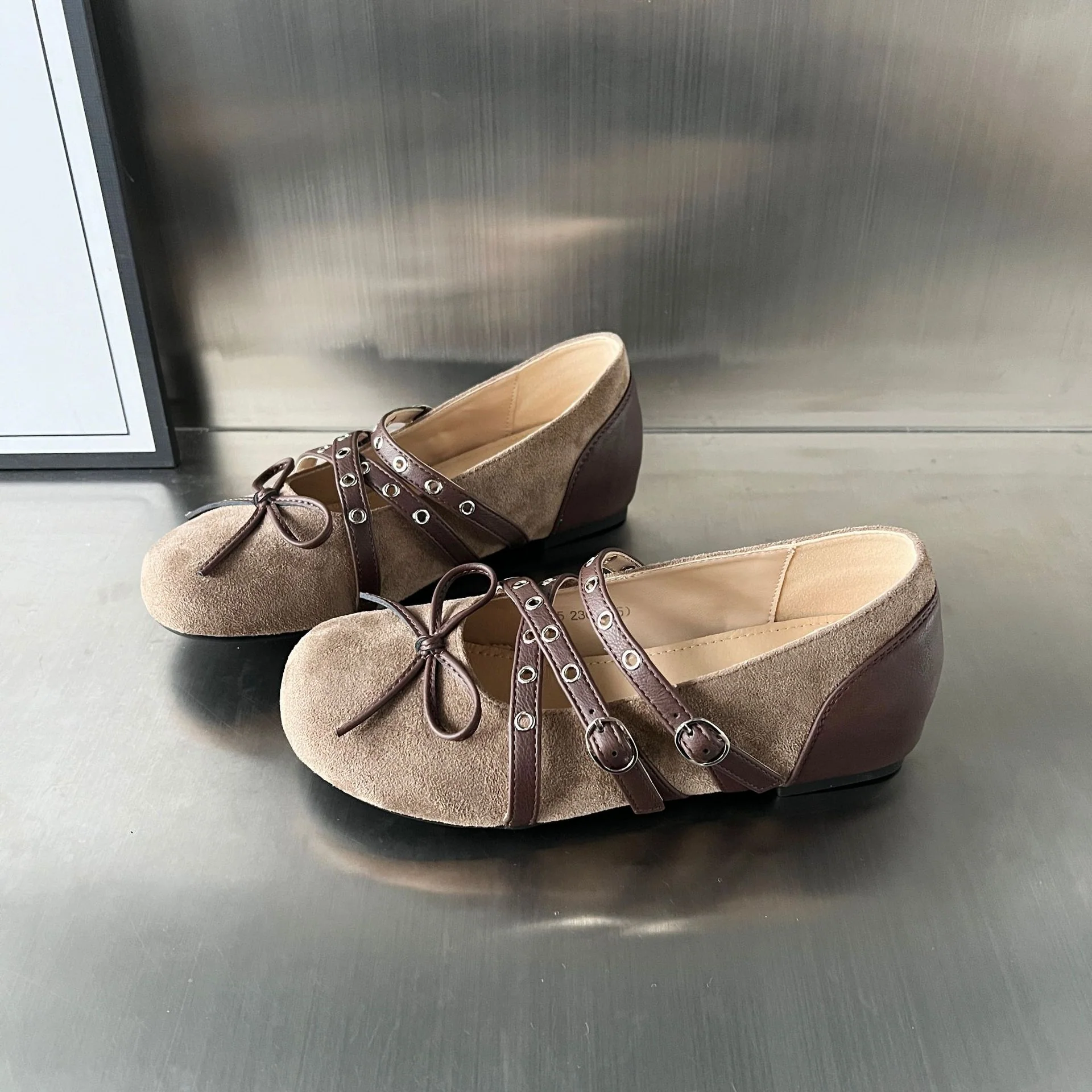 Damen elegante Mokassins mit modischem Schnallenverschluss und raffiniertem Design Heidi Mode - Image 6
