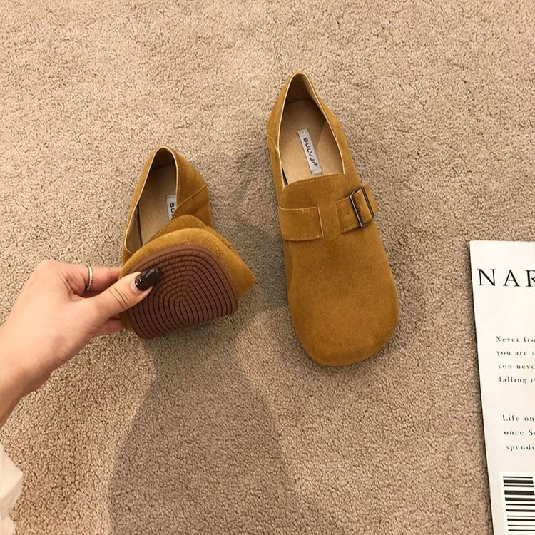 Damen Elegante Mokassins mit modischem Schnallenverschluss und weichem Obermaterial Heidi Mode - Image 2